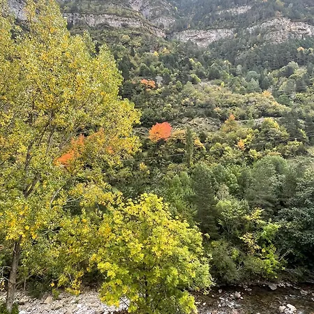 Apartment Calmfranc Atico Abuhardillado Con Vistas Al Rio Y La Montana Avistamiento De Ciervos En Pueblo Canfranc