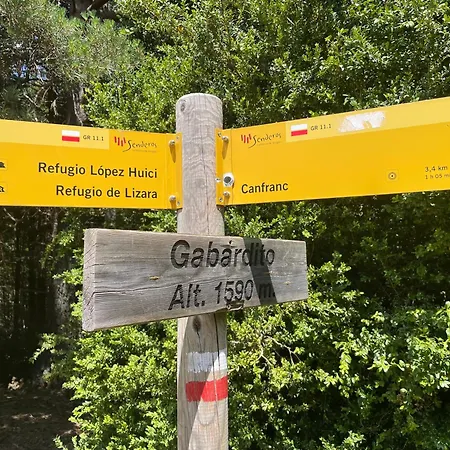 Calmfranc Atico Abuhardillado Con Vistas Al Rio Y La Montana Avistamiento De Ciervos En Pueblo Canfranc